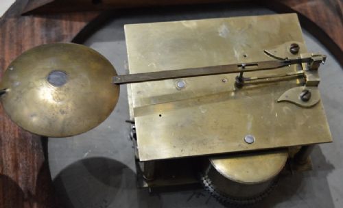 fig 1. F Presslee, West Norwood, English Fusee Dial Clock