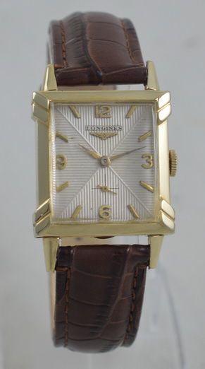 1949 Longines 'Tank' Style Wristwatch