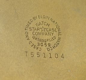 fig 1. 1955 Elgin BW Raymond, Railroad Grade Pocket Watch