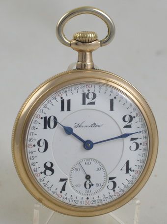 1913 Hamilton Railroad Grade Pocket Watch