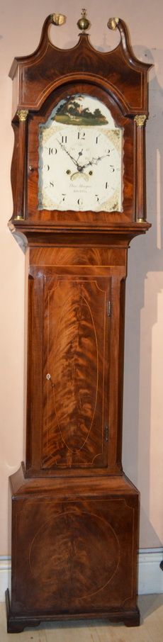 Thomas Morgan of Bristol Georgian Longcase Grandfather Clock Circa 1810
