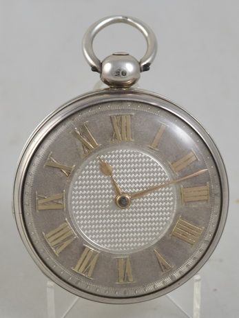 1824 English Fusee Pocket Watch, W Lock, Bath