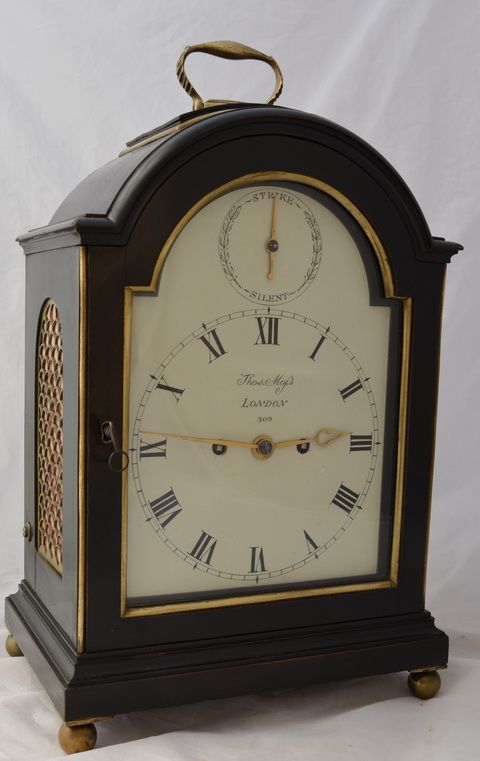 Thomas Moss, London Georgian Double Fusee Bracket Clock