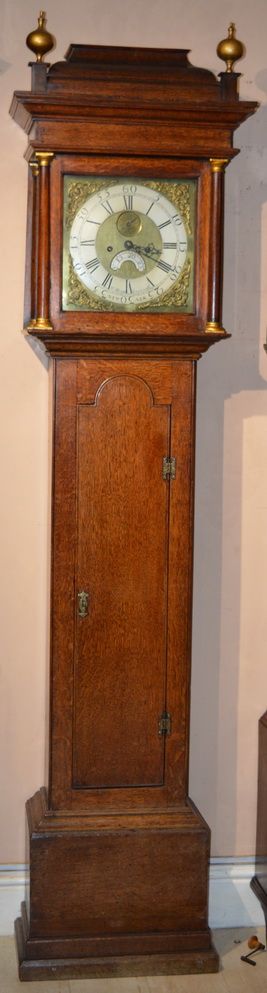 A Georgian Longcase Clock by William Barnard, Newark