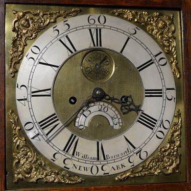 fig 1. A Georgian Longcase Clock by William Barnard, Newark