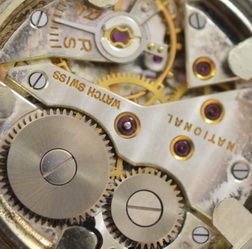 fig 1. 1950s Belgian Military Wristwatch