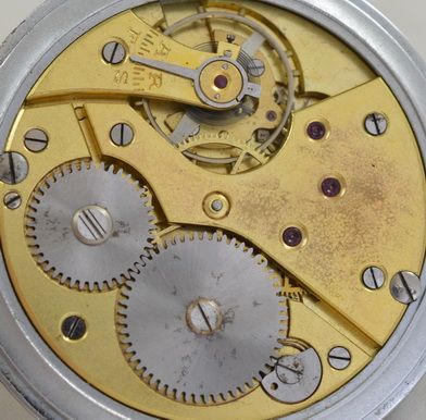 fig 1. WW2 TIssot British Military GSTP Pocket Watch 