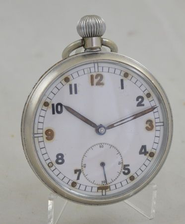 fig 1. Enicar GSTP British Military Pocket Watch