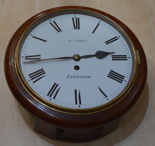 An English Fusee Dial Clock by Yates, Evesham