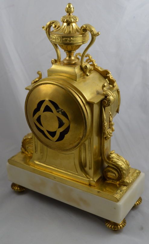 fig 1. A French Gilt Ormolu Mantle Clock