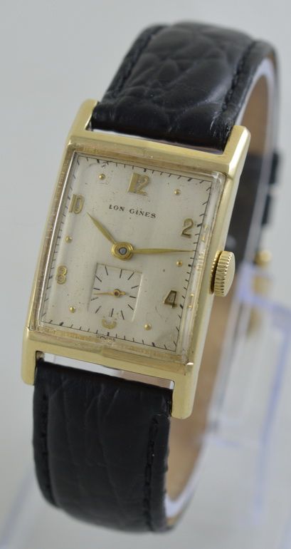 1949 Longines Wristwatch in an Unusual Design