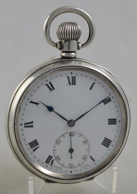 1940 Cyma Silver Pocket Watch