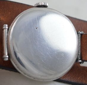 fig 1. 1934 Longines Steel 'Trench' Watch