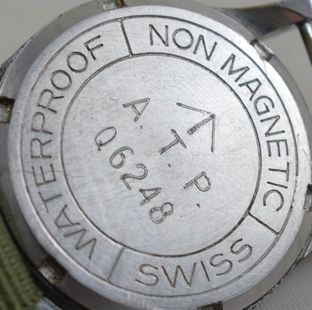 fig 1. British Military Lemania ATP Wristwatch
