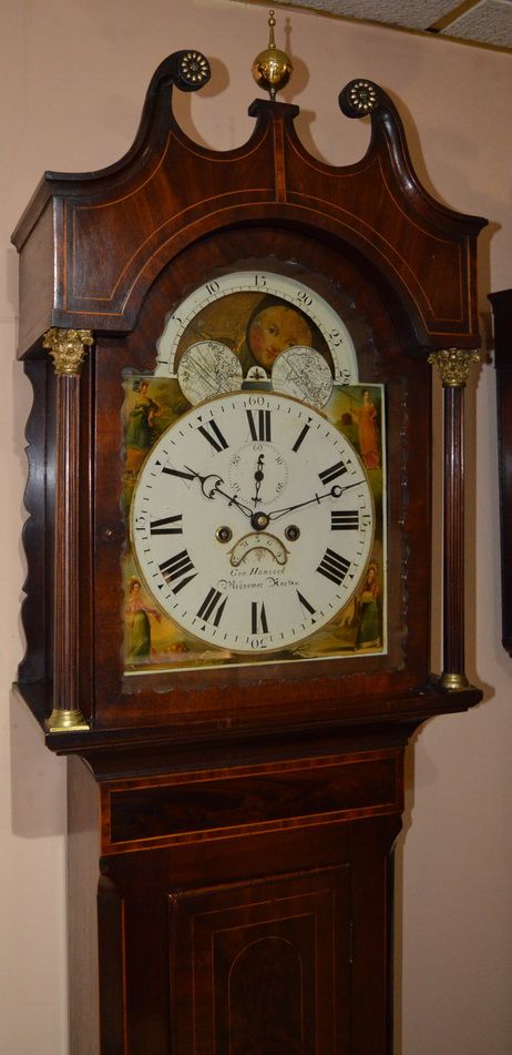 fig 1. An 8-day Longcase Clock by George Hancock, Midsomer Norton