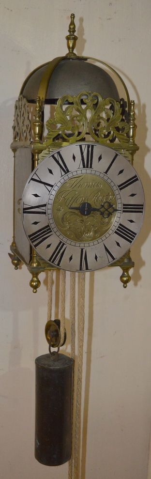 18th Century Lantern Clock Thomas Kefford of Royston