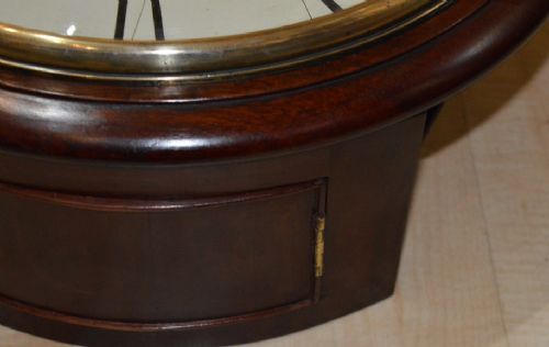 fig 1. An English Fusee Dial Clock by Meyer & Co. Bristol