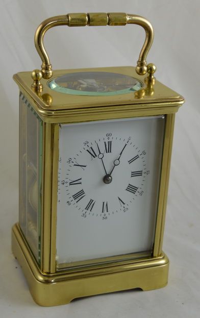 fig 1. Striking Carriage Clock and box