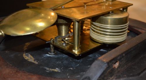 fig 1. An English Fusee Dial Clock by Curtis of Exeter