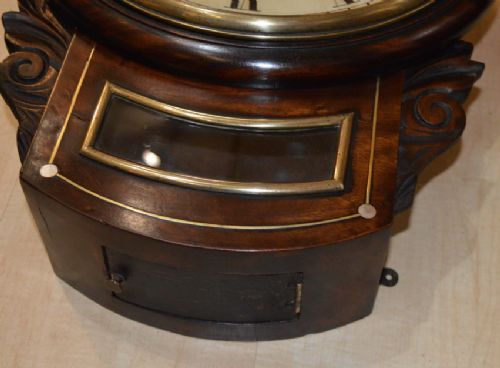 fig 1. A Georgian Dropdial Wall Clock by Webster of London