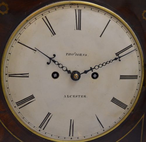 fig 2. Thomas Iorns of Alcester Twin Fusee Bracket clock