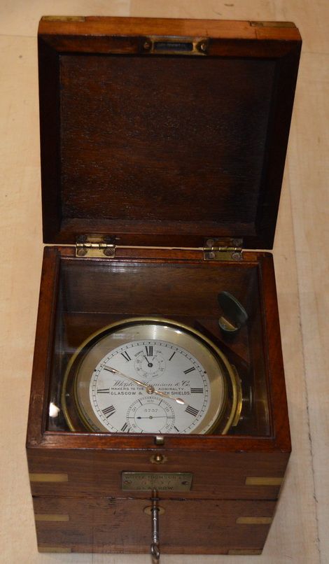 Whyte and Thomson of Glasgow Ships Marine Chronometer