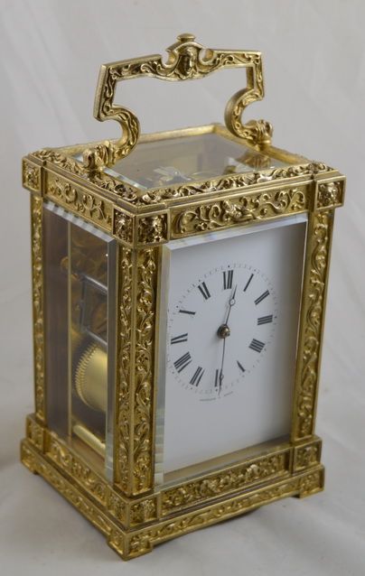 Bolvillier, Paris, Early Bell Striking Carriage Clock