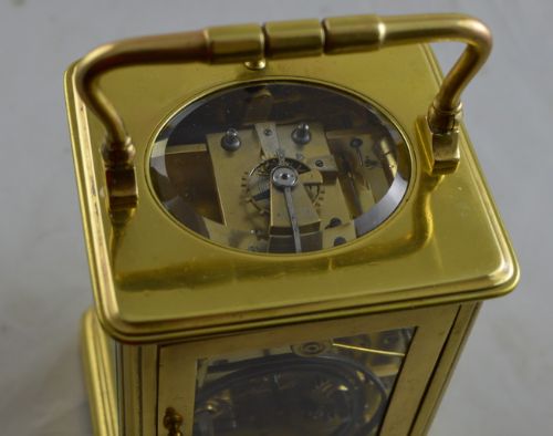 fig 1. A Striking and Repeating French Carriage Clock