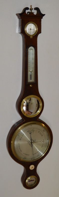 Caprani, Bristol Mahogany Barometer