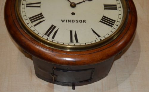 fig 1. Seymour of Windsor fusee dial kitchen wall clock