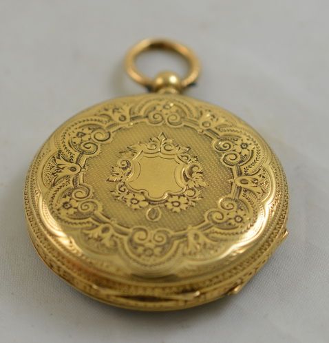 fig 1. An 18k Gold Pocket Watch