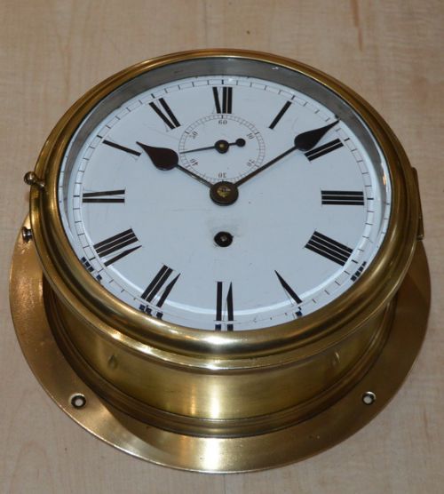 A Large Fusee Ships Clock