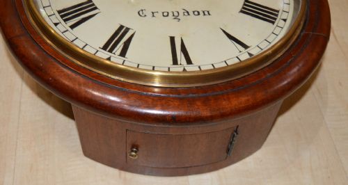 fig 1. A Fusee Dial Clock by Henry Harland of Croydon