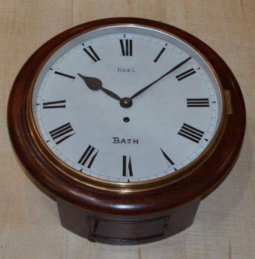A Fusee Dial Clock by Keel of Bath