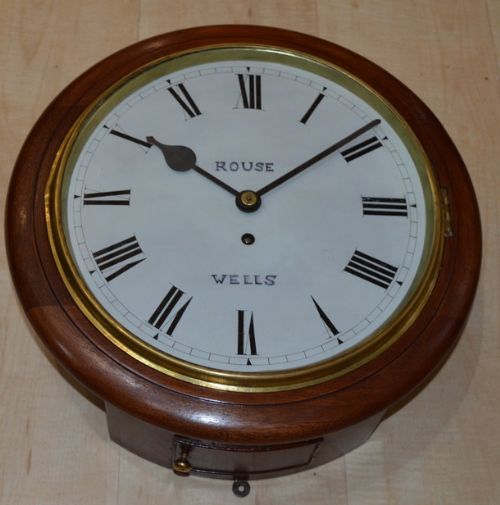 A Fusee Dial Clock by Rouse of Wells