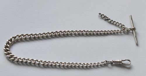 A Silver Watch Chain
