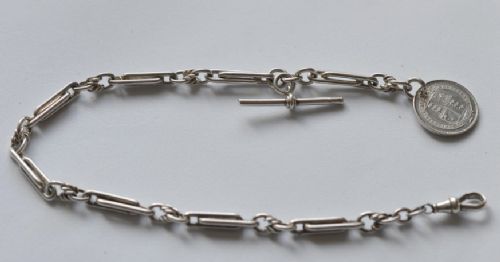A Silver Watch Chain