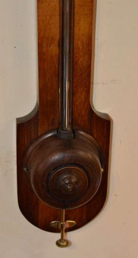 fig 1. Victorian Rosewood Stick Barometer Freeman of Great Yarmouth