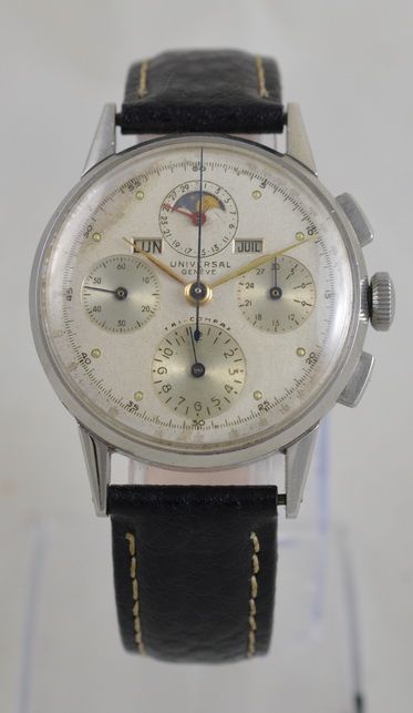Universal Geneve Tri-compax Wristwatch