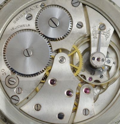 fig 1. WW2 British Naval Pattern 300 Pocket Watch
