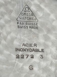fig 1. 1946 Oversized Omega 30T2 Wristwatch
