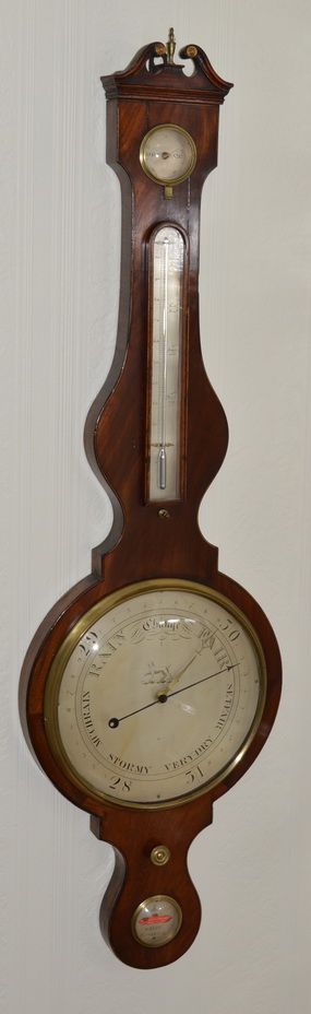 Jasper, Salop 10" Dial Mercury Wheel Banjo Barometer