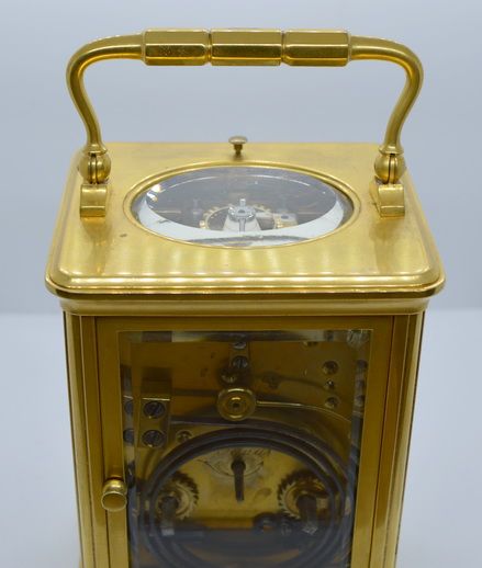 fig 1. Henri Jacot Strike and Repeating Carriage Clock