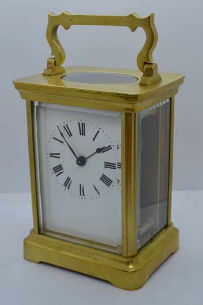 A Decorative Brass Cased Carriage Clock