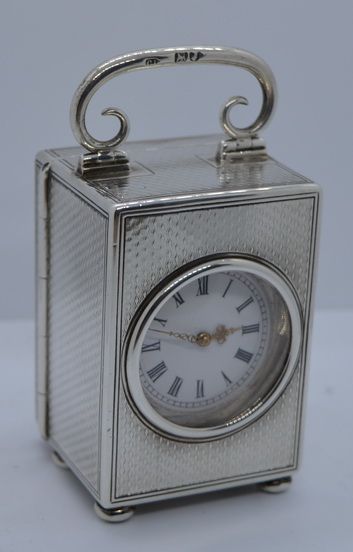 A Silver Carriage Clock