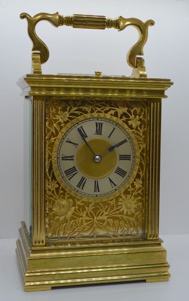 A Strike/repeat Carriage Clock by E, Maurice & Co.