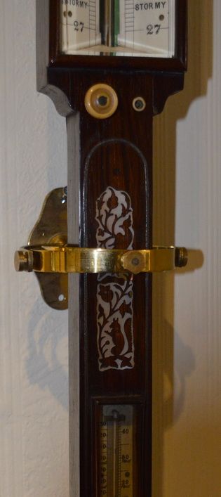 fig 1. Scottish Ships Stick Barometer D Mc Gregor Glasgow & Greenock