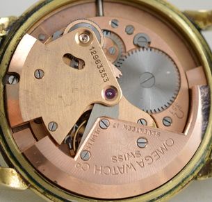 fig 1. 1950 Omega Automatic Wristwatch