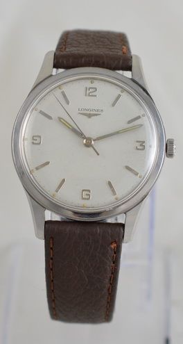 1959 Longines Stainless Steel Wristwatch