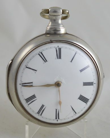 1816 Silver Verge Fusee Pocket Watch, Williams, Carmarthen